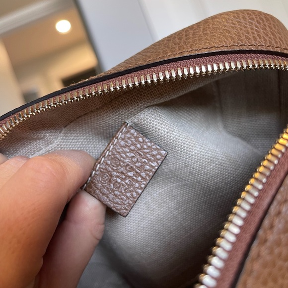 Gucci Bree Crossbody Canvas Leather Bag Purse - Picture 3 of 9